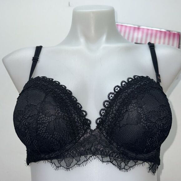 🔥VICTORIA SECRET strapless multiway PUSH-UP  BRA SET 32D// M  NEW - Picture 2 of 8